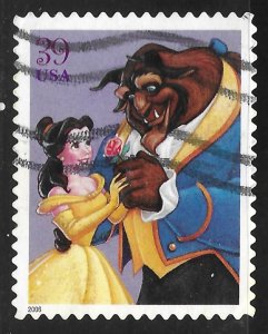 US #4027 39c The Art of Disney - Beauty & The Beast