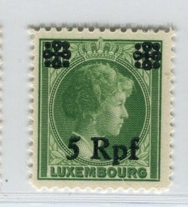 GERMANY; LUXEMBOURG OCCUPATION 1940s Charlotte surcharged MINT MNH 5pf. value