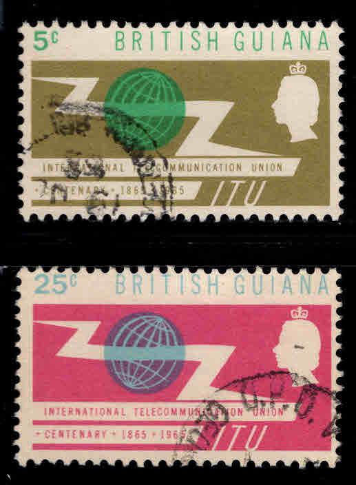 British Guiana Scott 293-294 Used stamp set