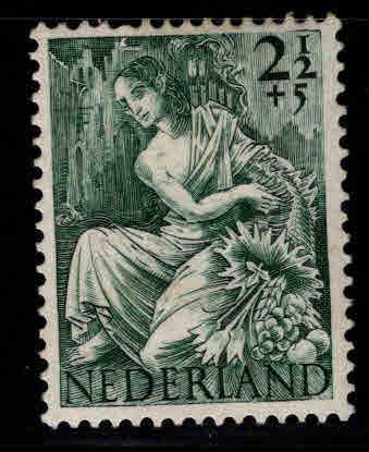 Netherlands Scott B160 MH* semi-postal 1946