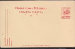 O) 1950 MEXICO, POSTAL STATIONARY, DANCE, 1950-ARQUEOLOGIA Y