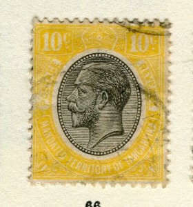 TANGANYIKA; 1927 early GV issue fine used 10c. value