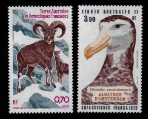 FSAT TAAF Scott C85-C86 MNH** Wildlife airmail stamp set