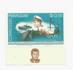 Paraguay 1965 - MNH + Tab - Scott #887