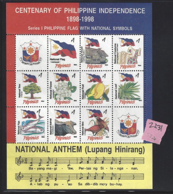 2231 Lupang Hinirang/Anthem/National Symbols CV$15