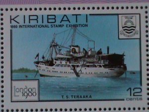 ​KIRIBATI-1980-SC#355a- LONDON'80 INTL. STAMPS SHOW--MNH S/S VF-LAST ONE