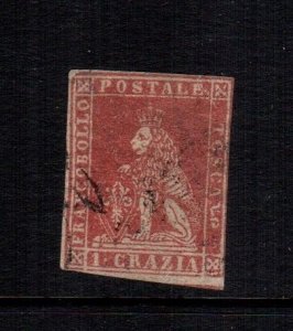 Italy Tuscany 12  used cat $ 935.00 wmk 184