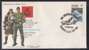 Australia Scott 499 FDC- Royal Australian Air Force T2