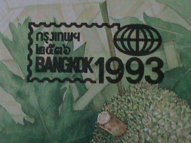 ​SINGAPORE-SC#669a-BANGKOK'93 STAMP EXHIBITION-LOVELY FRUITS-MNH S/S -VF