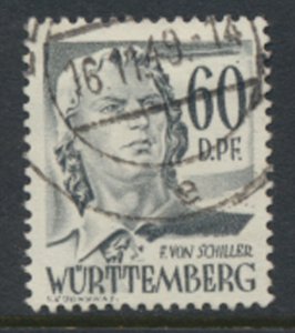 German States Wurttemberg   SC 8N25 1948  see scans & details