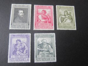 Vatican 1964 Sc 387-91 set MH