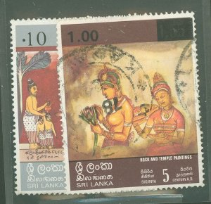 Sri Lanka #539-40 Used Multiple