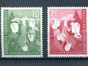 Germany #B325-26  Mint VF NH