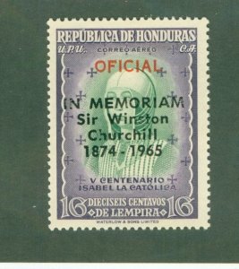 HONDURAS CΦ110 MH BIN $1.00