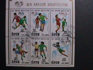 ​KOREA-1991-SC#3051a WOMEN'S WORLD SOCCER CHAMPIONSHIP-CHINA- CTO SHEET VF