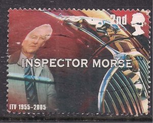 GB 2005 QE2 2nd Anniv Indep Television Inspector Morse used SG 2561 ( 1350 )