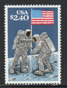 ALLY'S STAMPS US Scott #2419a $2.40 Moon Landing - Single MNH F/VF [HV]