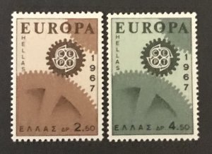Greece 1967 #891-2, MNH, CV $3.75