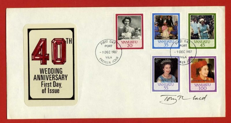 Vanuatu 40th Wedding Anniversary Cover