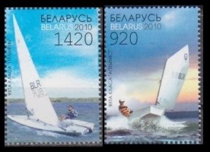 2010 Belarus 812-813 Ships with sails​​​​​​​