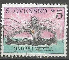 SLOVAKIA, 1997, used 5k, Skater, Scott 289