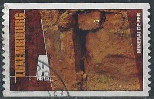 Luxembourg 1175b (used) (50c) geology, rocks with iron