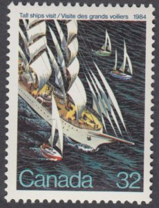 Canada - #1012 Tall Ships - MNH