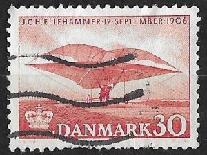 Denmark # 360  Heavier-than-Air Flight 1906    (1) VF Used