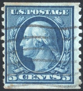 SC#496 5¢ Washington Coil Single (1919) Used