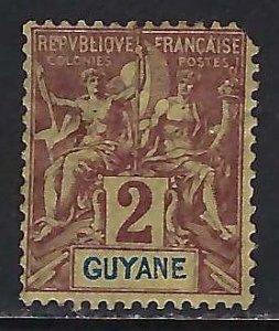 French Guiana 33 MOG 114G-1
