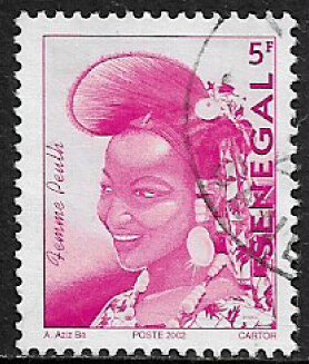 Senegal #1483 Used Stamp - Senegalese Fashion