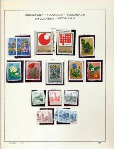 Yugoslavia 1971/72 Space Art Chess Birds M&U on 9 Pages(100+Items)RK929 