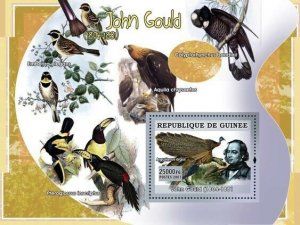 Guinea 2007 MNH - ART - Birds on paintings: John Gould. Mi 4882/BL1276