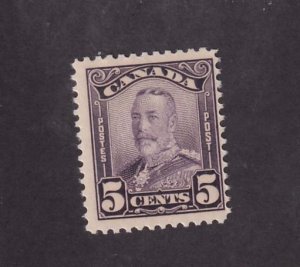 CANADA # 153 VF-5cts SCROLL ISSUE KGV CAT VALUE $40