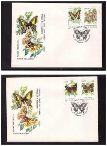 Moldova 1993 Butterflies FDC