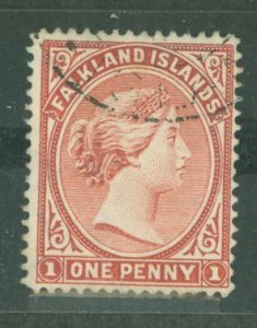 Falkland Islands #5 Used Single