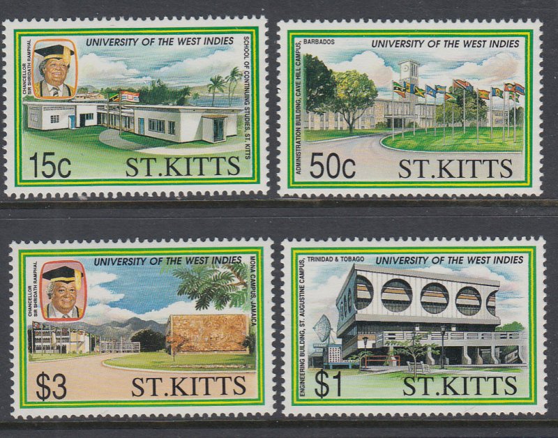 St Kitts 324-327 MNH VF