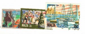 Malta #594-5, 791 used