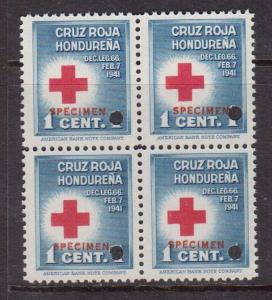 Honduras #RA1s VF/NH Block