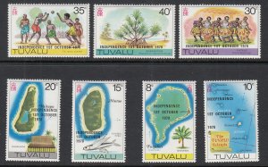 Tuvalu 85-91 MNH VF