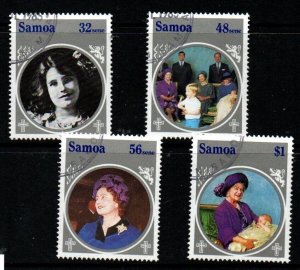 SAMOA SG700/3 1985 QUEEN MOTHER USED