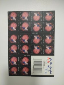 USPS 1 booklets of 20 stamps Fireworks (U.S. 2014) forever stamps