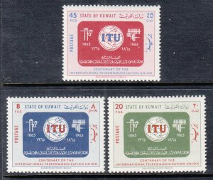 Kuwait 286-288 ITU MNH VF