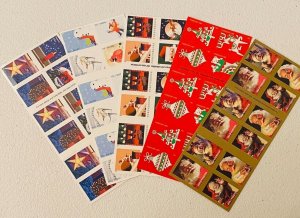 Christmas Series forever stamps 50 sheets mixed total 1000 pcs