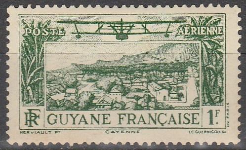 French Guiana #C2 F-VF Unused  (V4101)