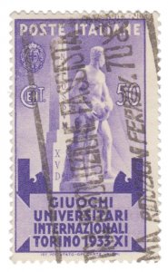 ITALY STAMP 1933. SCOTT # 308. USED. # 3