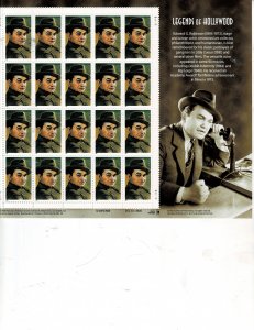 Legends of Hollywood, Edward G. Robinson 33c Postage Sheet #3446 MNH