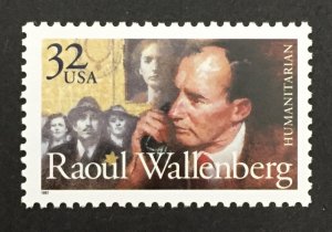 U.S. 1997 #3135, Raoul Wallenberg, MNH.