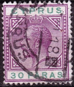Cyprus,# 74,1921/23,KGV,FU,CV$2.00