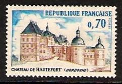 France #1243 Hautefort Chateau 1969 NH Cat. $ .40